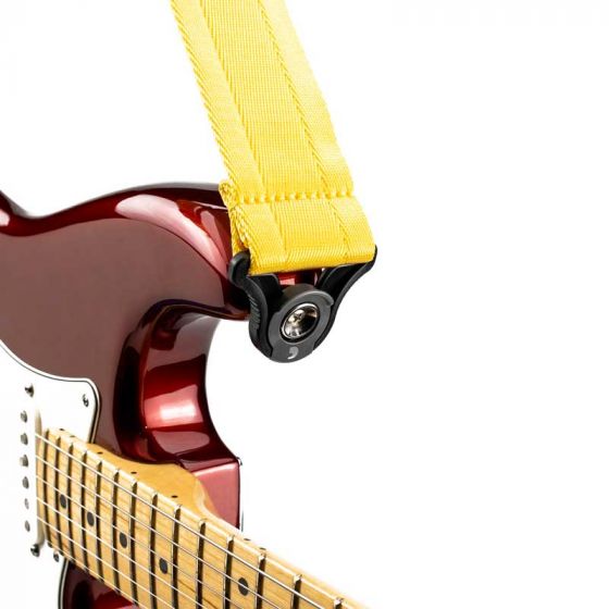 Sangle Auto Lock nylon jaune  D Addario