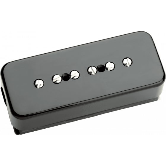 Humbucker Seymour Duncan P90 Soapbar Stack, manche, noir