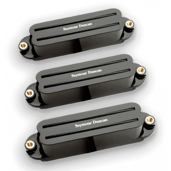 Humbucker Seymour Duncan Hot Rails strat kit noir.