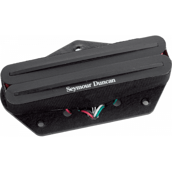 Humbucker Seymour Duncan Hot Rails Lead Tele, chevalet, noir