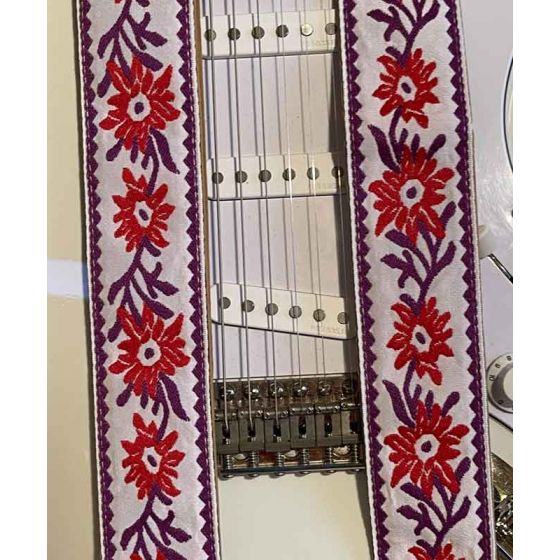 Sangle tissu doublé nubuck Authentic Jimi Hendrix shreveport Dunlop