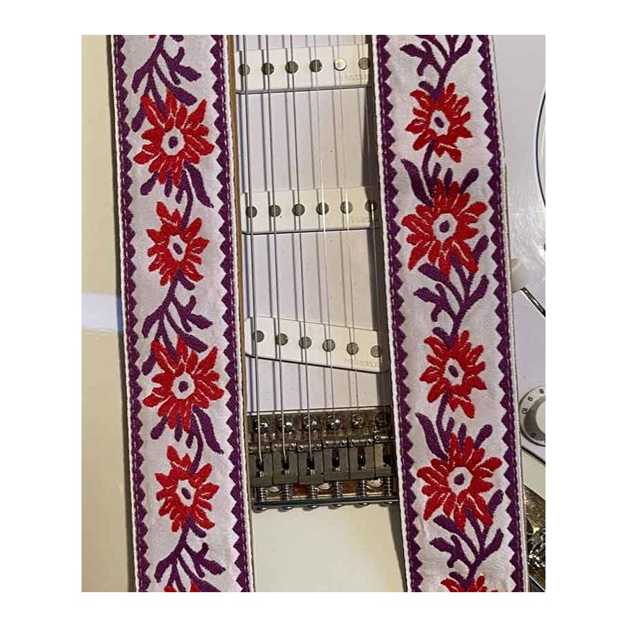 Sangle tissu doublé nubuck Authentic Jimi Hendrix shreveport Dunlop