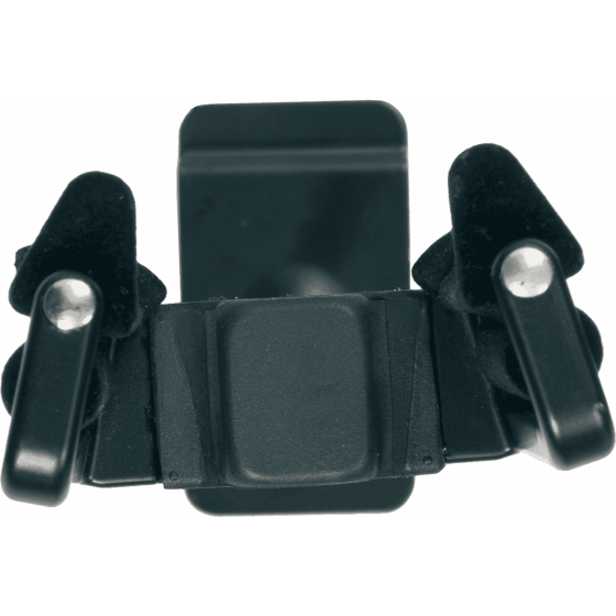 Support guitar mural universel tête rotative pour slat wall RTX 333S- noir