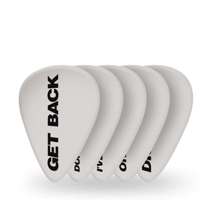 Lot de 10 médiators Light Signature The Beatles Get Back D'Addario