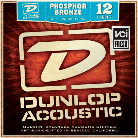 Cordes Guitare Dunlop Bulk de 72 jeux, Light !12-16-24-32-42-54