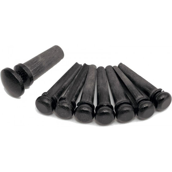 Set de 6 chevilles Martin & Co ébène