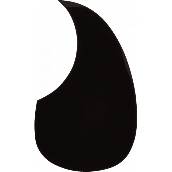 Pickguard large noir Martin & Co pour guitare folk ou acoustique