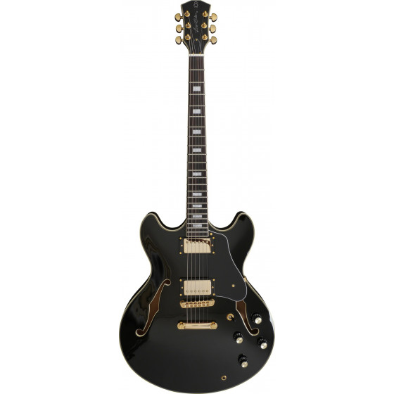 Guitare électrique Larry Carlton H7 BK