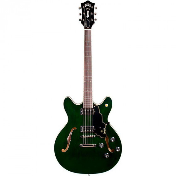Guitare électrique Guild Starfire IV ST Maple Emerald Green avec etui