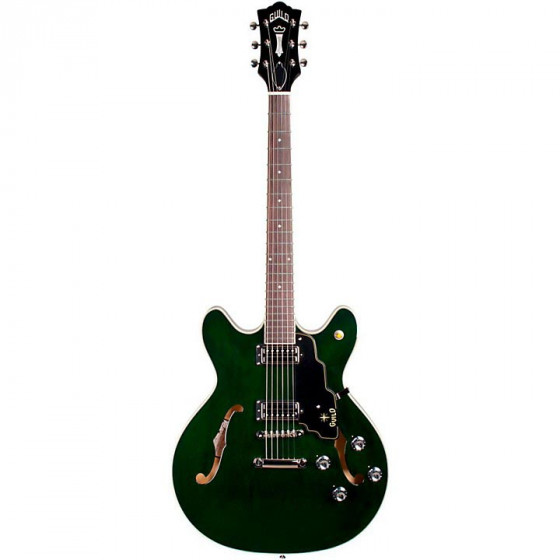 Guitare électrique Guild Starfire IV ST Maple Emerald Green avec etui