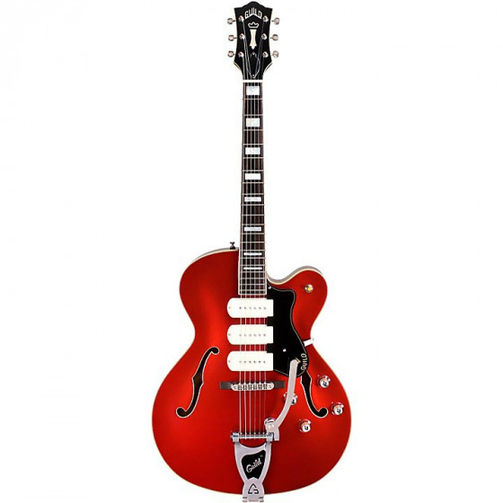 Guitare électrique Guild X-350 Stratford Vibrato  avec étuis