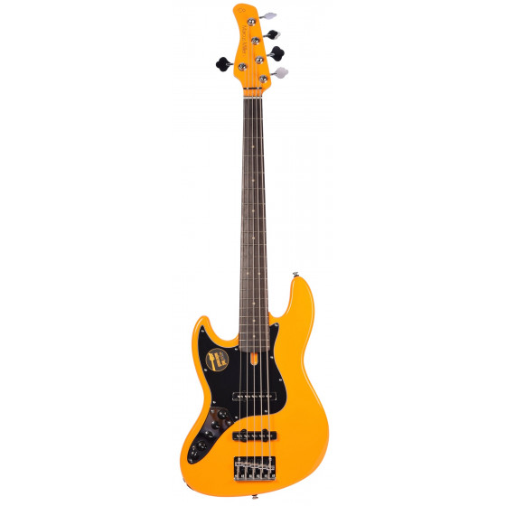 Basse 5 cordes gauchère Marcus Miller V3 Alder-5 Orange