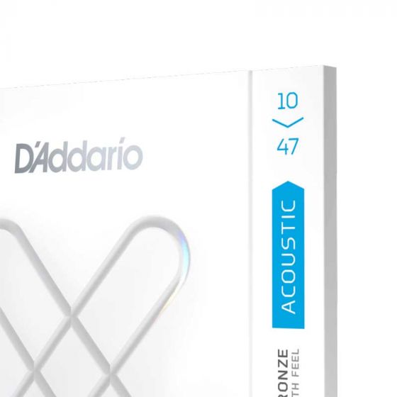 Cordes guitare acoustique XSAPB1047-12 cordes Light 10/47 bronze phosphoreux  D'Addario