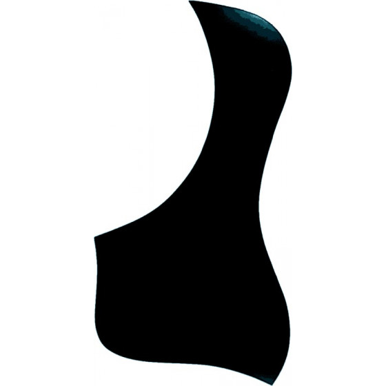 Pickguard guitare folk noir