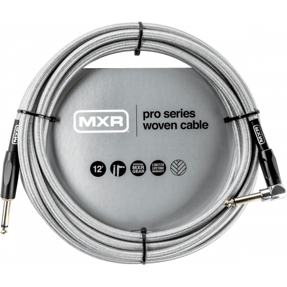 Câble MXR jack jack tressé angle droit 3,6m