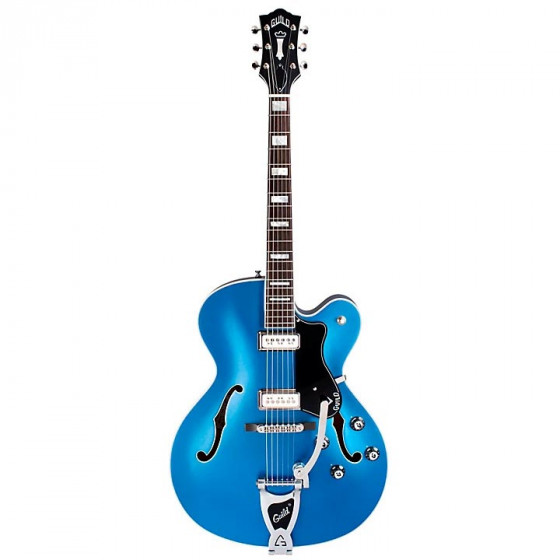 Guitare électrique Guild X-175 Manhattan Special - Malibu Blue