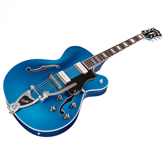 Guitare électrique Guild X-175 Manhattan Special - Malibu Blue