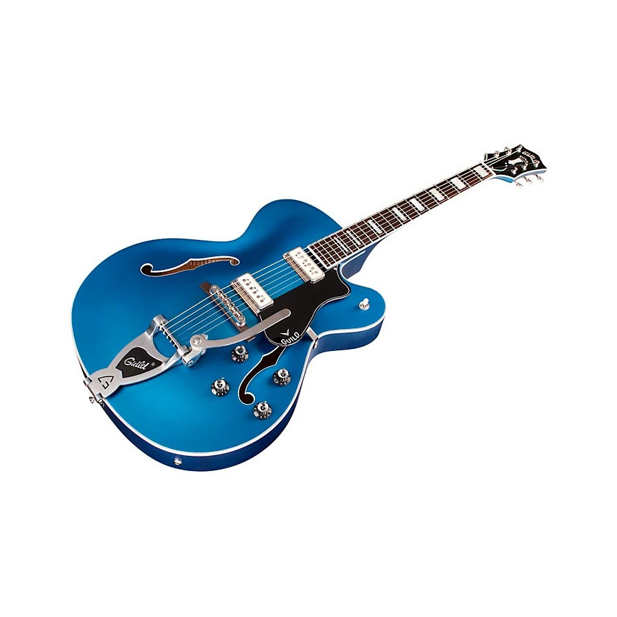 Guitare électrique Guild X-175 Manhattan Special - Malibu Blue