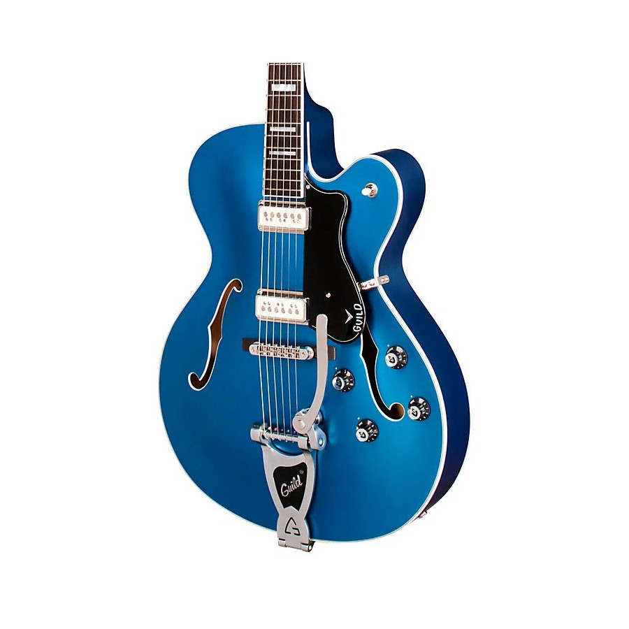 Guitare électrique Guild X-175 Manhattan Special - Malibu Blue
