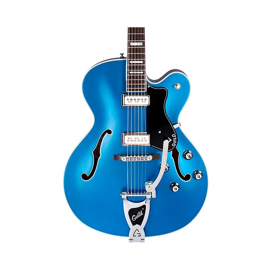 Guitare électrique Guild X-175 Manhattan Special - Malibu Blue