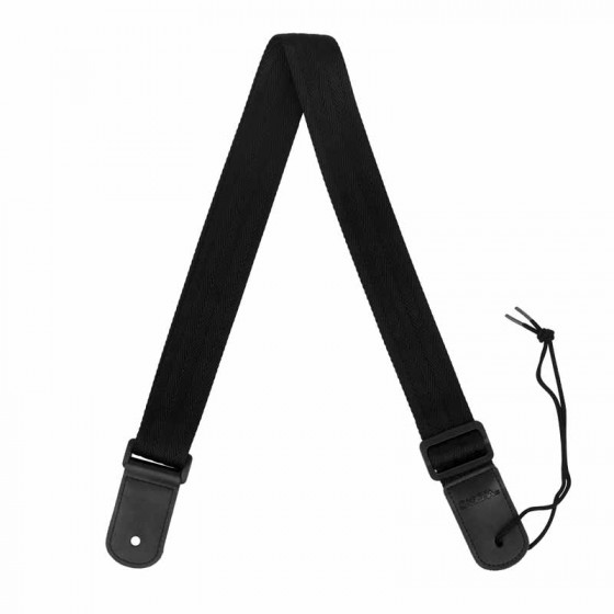 Sangle pour Ukulélé en nylon noir Cascha