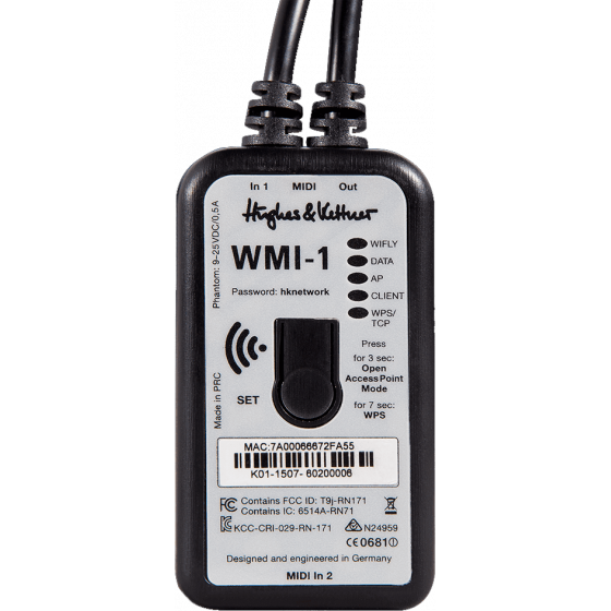 Interface Midi sans fil Hughes and Kettner pour GM40H et GM36H