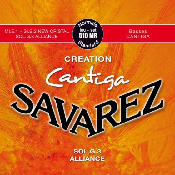 Cordes guitare classique Savarez CSA 510 MR Cantiga création tirant normal