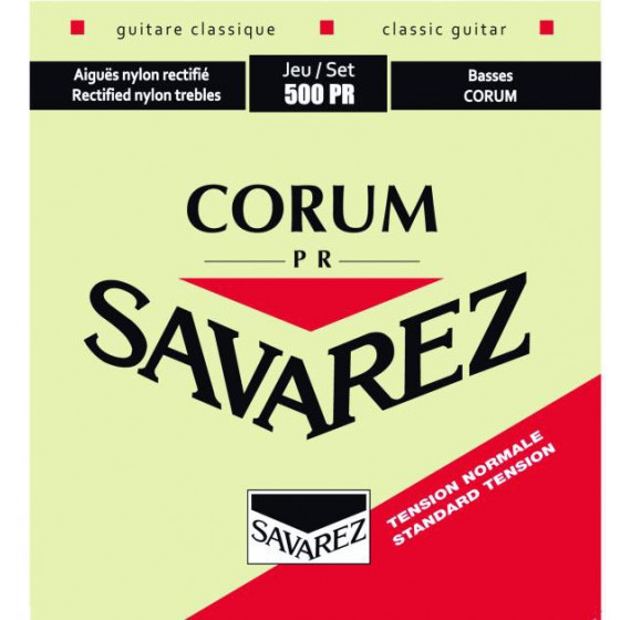 Cordes guitare classique Savarez Corum Rouge normal