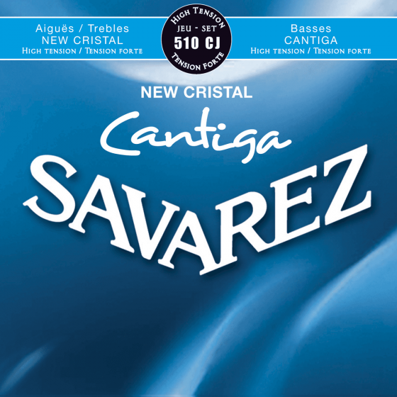 Cordes guitare classique Savarez CSA 510 CJ Jeu Cristal Cantiga Fort