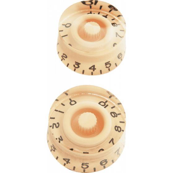 Boutons de potentiomètre type Les Paul® gold - lot de 2