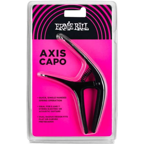 Capodastre Axis noir Ernie Ball