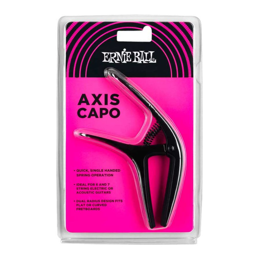 Capodastre Axis noir Ernie Ball