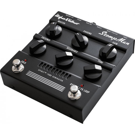 Pédale préamp amplifié 50W + FX Loop + Solo HUGHES & KETTNER STOMPMAN