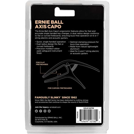 Capodastre Axis or satiné Ernie Ball