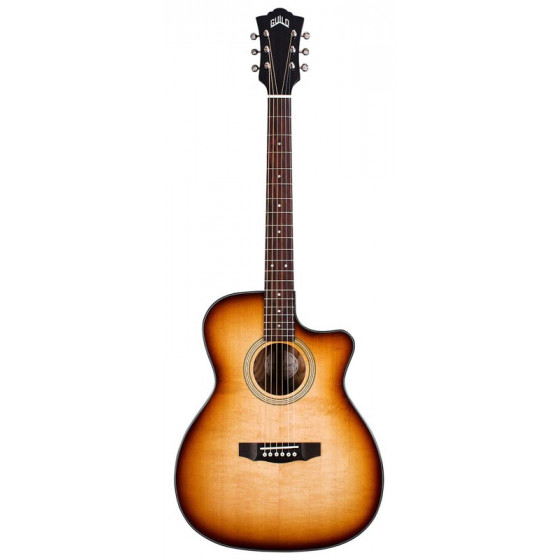 Guitare électro acoustique Guild OM-260CE Deluxe Burl EB