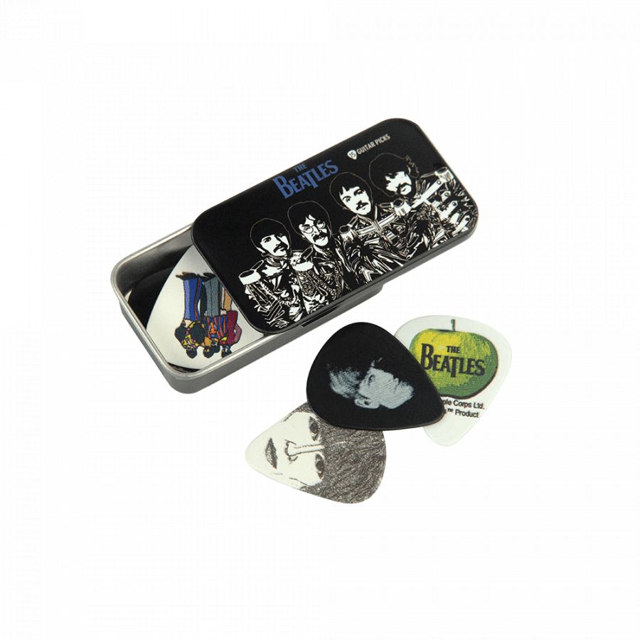 Boite de 15 médiators Medium Signature The Beatles Sgt.Peppers D'Addario