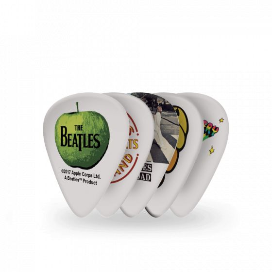 Lot de 10 médiators Light Signature The Beatles album Revolver D'Addario