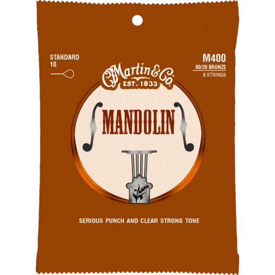 Cordes mandoline Martin & Co 80/20 bronze Light