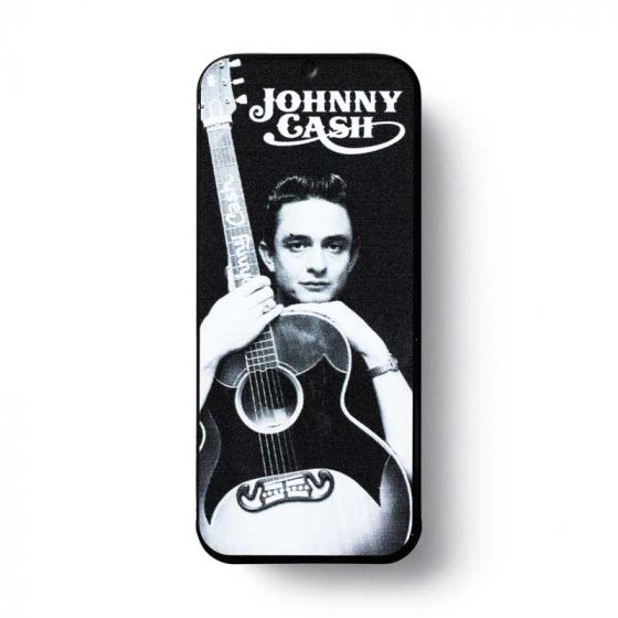 Boite de 6 médiators Médium signature Johnny Cash 01M