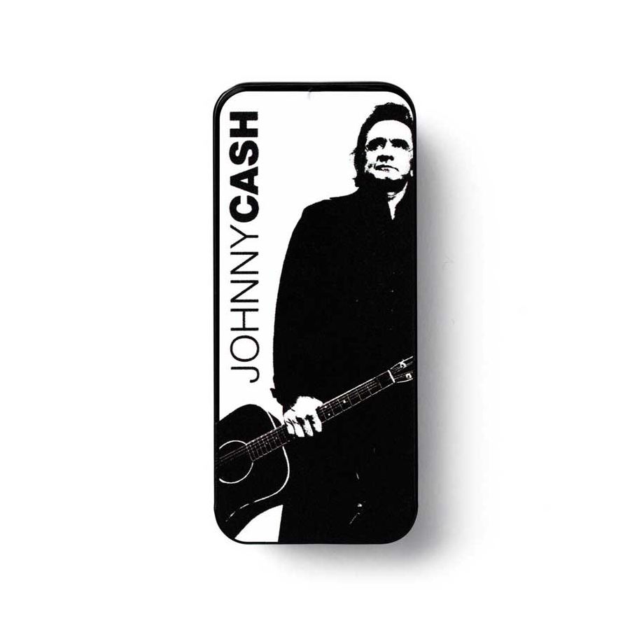 Boite de 6 médiators Heavy signature Johnny Cash 02H