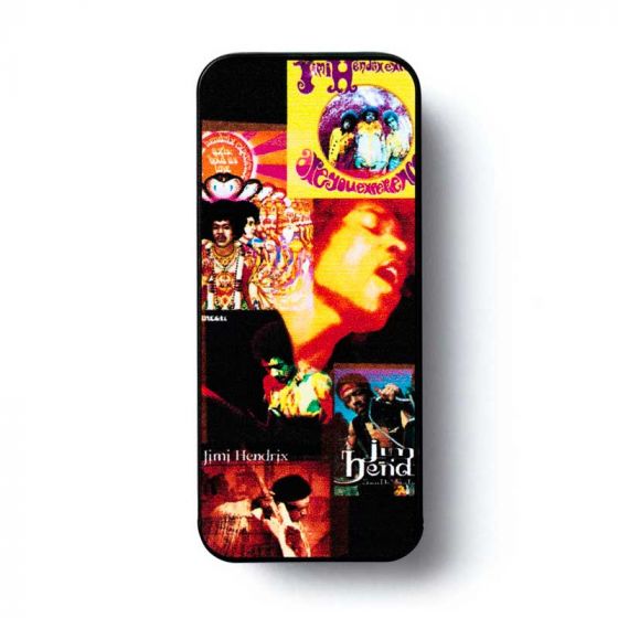 Boite de 6 médiators Heavy signature Jimi Hendrix 08H