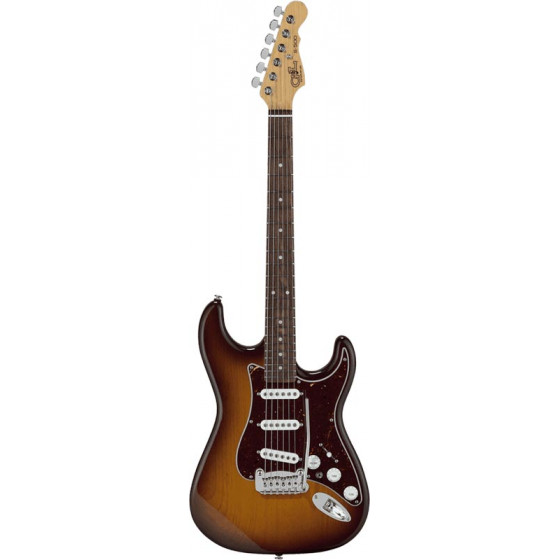 Guitare électrique G&L Fullerton Deluxe S-500 Tobacco Sunburst