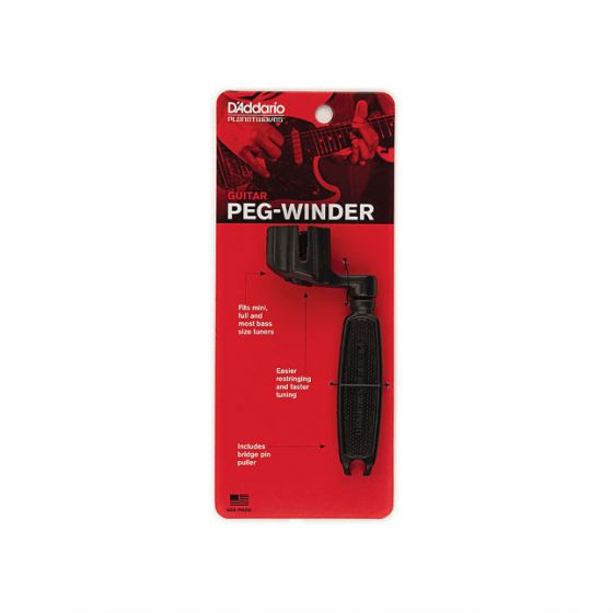 Tourne mécanique Pro-Winder noir D'Addario