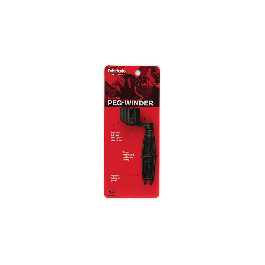 Tourne mécanique Pro-Winder noir D'Addario