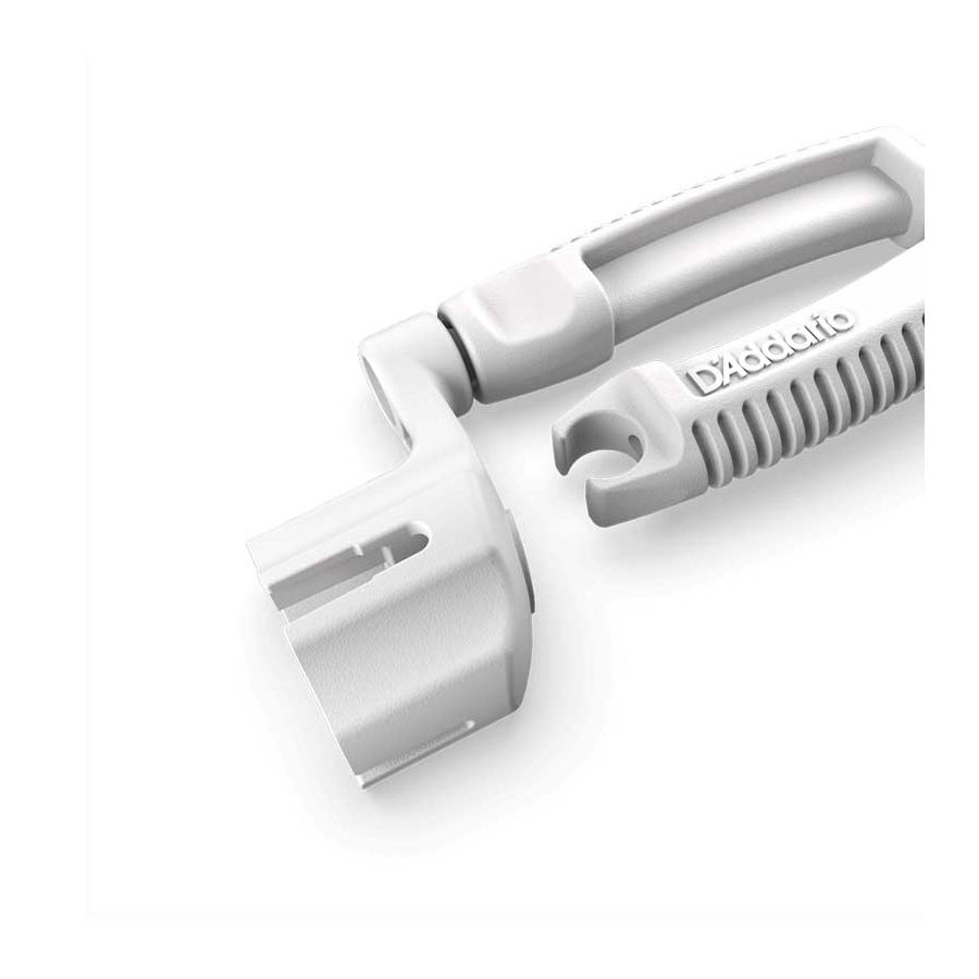Tourne mécanique et coupe corde Pro-Winder blanc DP0002 D'Addario