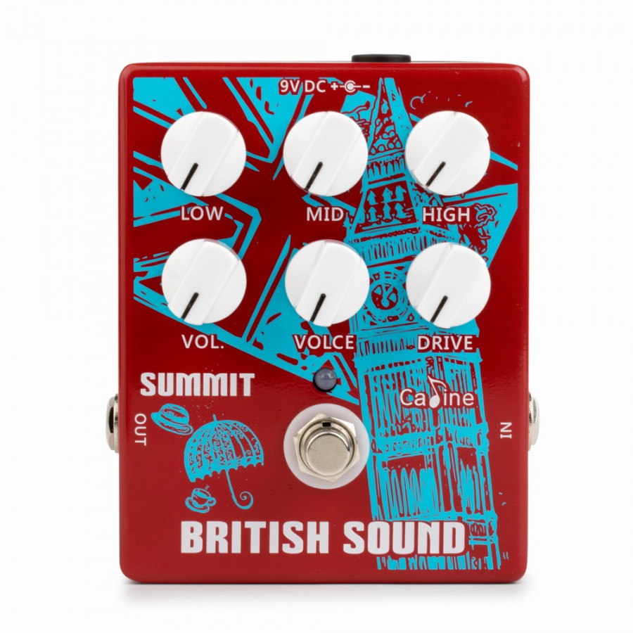 Pédale Overdrive British Sound Caline CP-58 Pédale Overdrive British Sound Caline CP-58