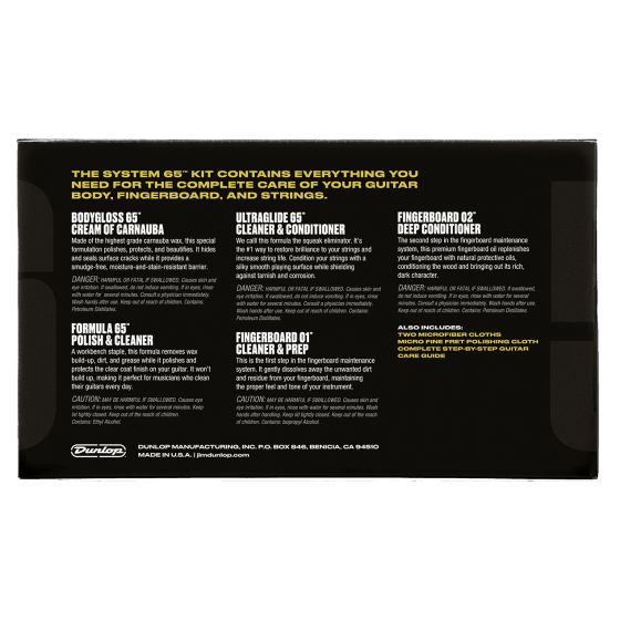 Kit entretien pour guitare Dunlop SYSTEM 6500