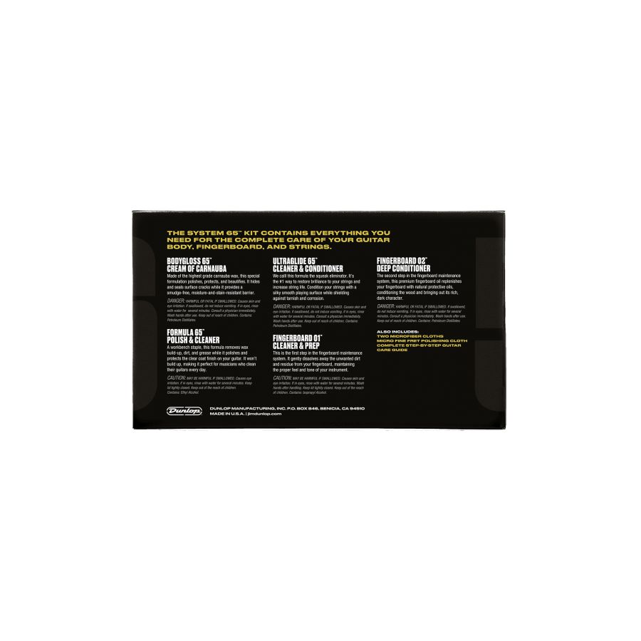 Kit entretien pour guitare Dunlop SYSTEM 6500
