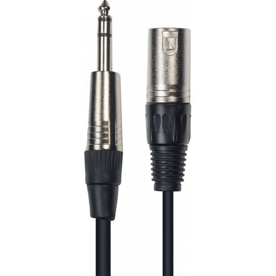 Câble jack 6,3 stéréo XLR 1 m