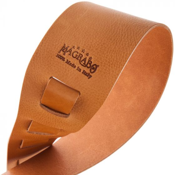 Sangle Holes HC cuir marron clair 8cm Magrabo